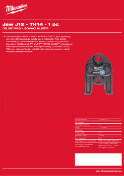 MILWAUKEE Press Jaws 4932430274 A4 PDF