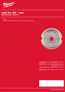 MILWAUKEE L22 Cu 25 4932464488 A4 PDF