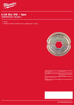 MILWAUKEE L13 Cu 70 4932464504 A4 PDF