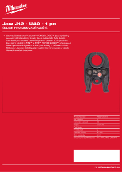 MILWAUKEE Press Jaws 4932430303 A4 PDF