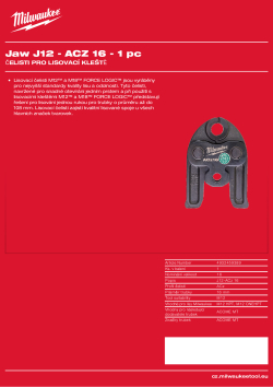 MILWAUKEE Press Jaws 4932459389 A4 PDF