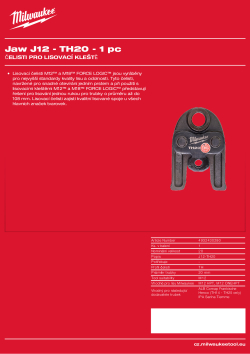 MILWAUKEE Press Jaws 4932430280 A4 PDF