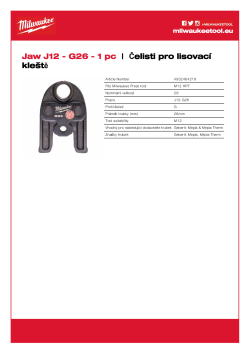 MILWAUKEE Press Jaws 4932464219 A4 PDF