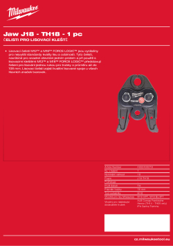 MILWAUKEE Press Jaws 4932430278 A4 PDF