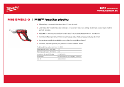 MILWAUKEE M18™ řezačka plechu 4933447925 A4 PDF