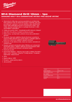 MILWAUKEE 10 mm - M14 4932471761 A4 PDF