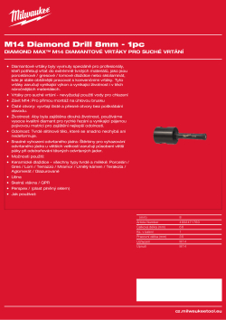 MILWAUKEE 8 mm - M14 4932471760 A4 PDF