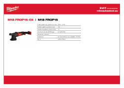 MILWAUKEE M18 FUEL™ excentrická leštička se zdvihem 15 mm 4933478834 A4 PDF