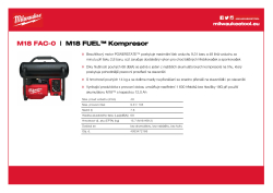 MILWAUKEE M18 FUEL™ Kompresor 4933472166 A4 PDF