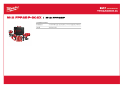 MILWAUKEE M12 FPP2BP-602X 4933481029 A4 PDF