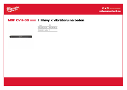 MILWAUKEE Hlava k vibrátoru 38 mm 4932478612 A4 PDF