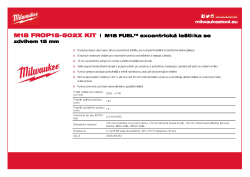MILWAUKEE M18 FUEL™ excentrická leštička se zdvihem 15 mm 4933492352 A4 PDF