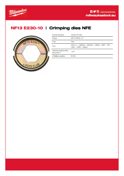 MILWAUKEE NF13 E230-10 4932479700 A4 PDF