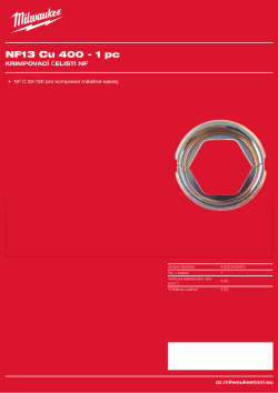 MILWAUKEE NF13 Cu 400 4932459464 A4 PDF