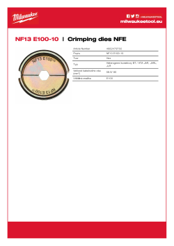 MILWAUKEE NF13 E100-10 4932479702 A4 PDF