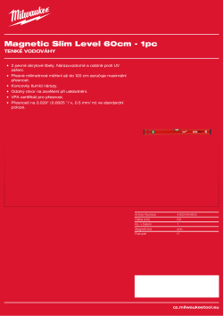 MILWAUKEE Magnetická 60 cm 4932464855 A4 PDF