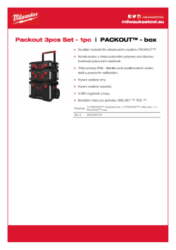 MILWAUKEE PACKOUT™ sada boxů (3 ks) 4932464244 A4 PDF