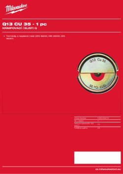 MILWAUKEE Q13 CU 35 4932459479 A4 PDF
