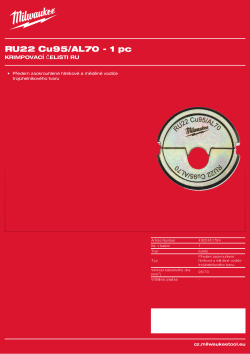 MILWAUKEE RU22 Cu95/AL70 4932451784 A4 PDF
