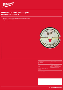 MILWAUKEE RU22 Cu/Al 16 4932451780 A4 PDF