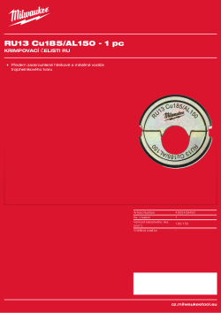 MILWAUKEE RU13 Cu185/AL150 4932459490 A4 PDF