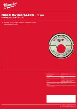 MILWAUKEE RU22 Cu150/AL120 4932451786 A4 PDF