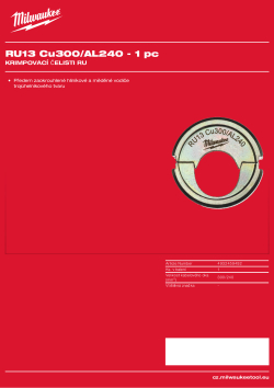 MILWAUKEE RU13 Cu300/AL240 4932459492 A4 PDF