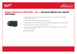 MILWAUKEE Gumová objímka pro M18 FID2 4932479103 A4 PDF