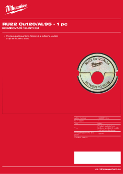 MILWAUKEE RU22 Cu120/AL95 4932451785 A4 PDF