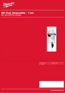 MILWAUKEE Oil Cup Assembly 4932371782 A4 PDF