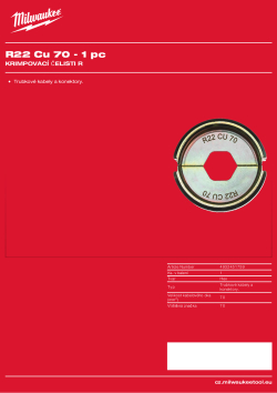 MILWAUKEE R22 Cu 70 4932451759 A4 PDF