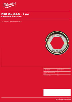 MILWAUKEE R13 Cu 240 4932459503 A4 PDF