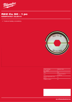 MILWAUKEE R22 Cu 50 4932451758 A4 PDF