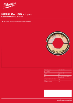 MILWAUKEE NF22 Cu 150 4932451740 A4 PDF