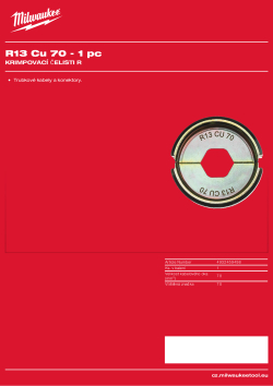 MILWAUKEE R13 Cu 70 4932459498 A4 PDF