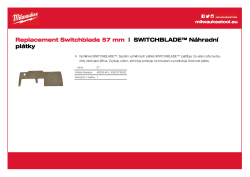 MILWAUKEE Switchblade replacement blades 4932479550 A4 PDF