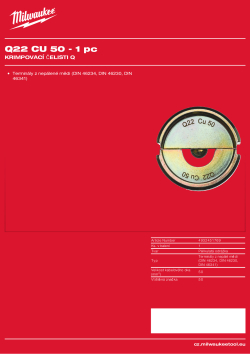 MILWAUKEE Q22 CU 50 4932451769 A4 PDF