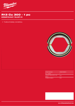 MILWAUKEE R13 Cu 300 4932459504 A4 PDF