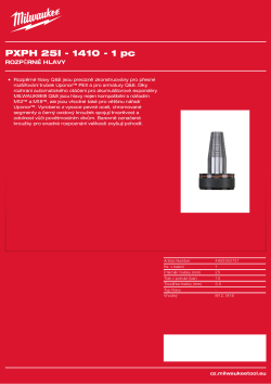 MILWAUKEE Expander heads 4932352721 A4 PDF