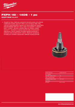 MILWAUKEE Expander heads 4932430103 A4 PDF