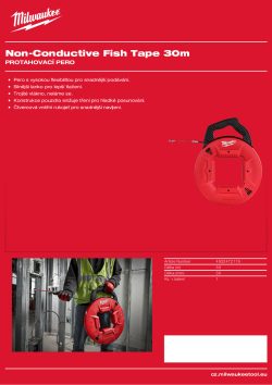 MILWAUKEE Polyesterové protahovací pero 30 m 4932472119 A4 PDF