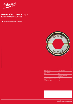 MILWAUKEE R22 Cu 150 4932451762 A4 PDF