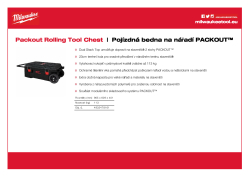 MILWAUKEE Pojízdná bedna na nářadí PACKOUT™ 4932478161 A4 PDF