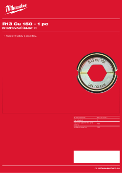 MILWAUKEE R13 Cu 150 4932459501 A4 PDF