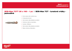 MILWAUKEE Vario průrazový vrták se závitem 4932430739 A4 PDF