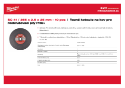 MILWAUKEE SC 42 / 125SC 42 / 125 4932451505 A4 PDF