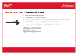 MILWAUKEE Selfeed Drill Bits 4932479483 A4 PDF