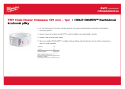 MILWAUKEE Hole Dozer Holesaws with Carbide Teeth 49560847 A4 PDF