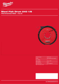 MILWAUKEE 72 m x 3 mm protahovací péro - válec 48445178 A4 PDF