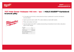 MILWAUKEE Hole Dozer Holesaws with Carbide Teeth 49560848 A4 PDF